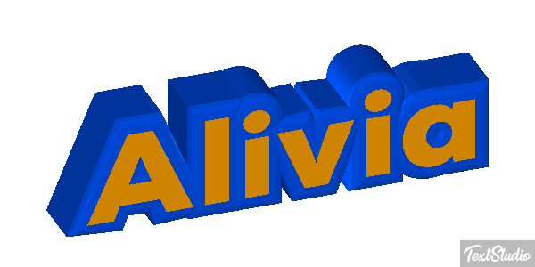 Alivia Text effect