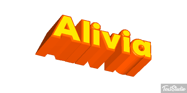 Alivia Text effect