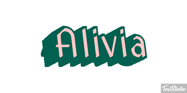 Alivia Text effect