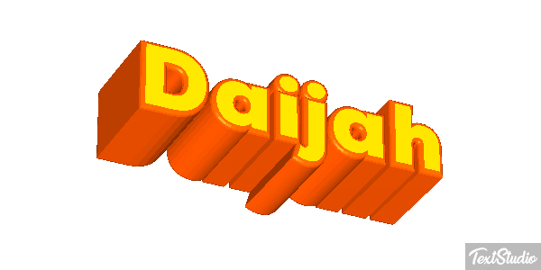 Daijah Texteffekt