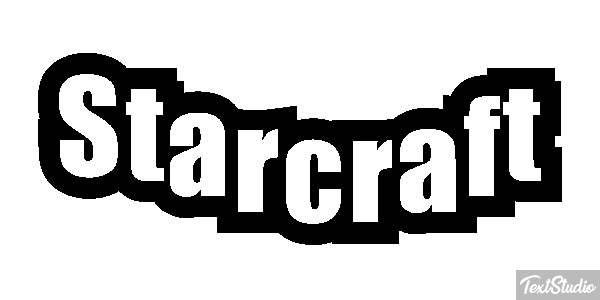 Starcraft Effet de texte