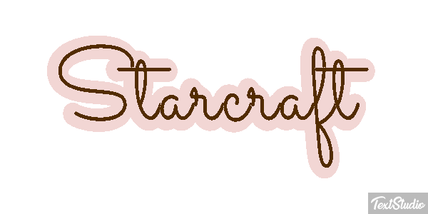 Starcraft Effet de texte
