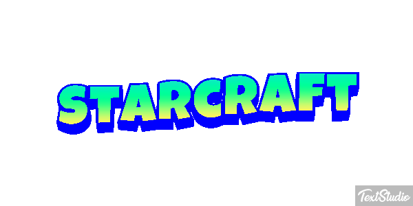 Starcraft Effet de texte