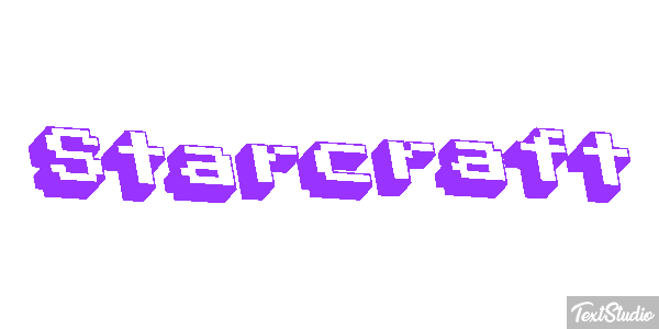 Starcraft Effet de texte