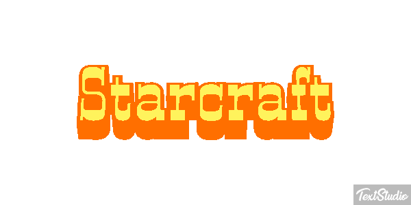 Starcraft Effet de texte