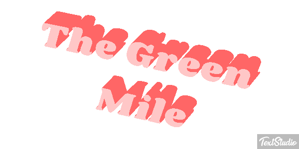 The Green Mile Effetto testo