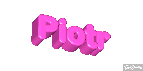 Piotr Efecto de texto