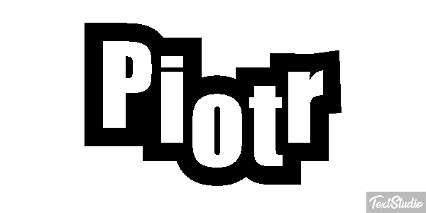 Piotr Efecto de texto