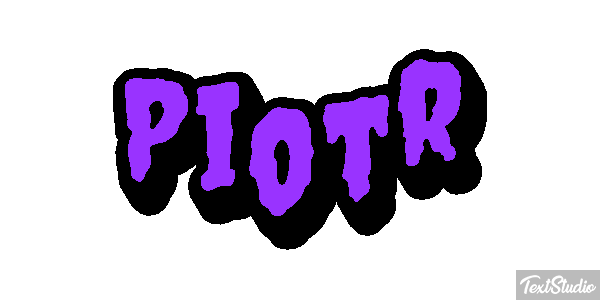 Piotr Efecto de texto