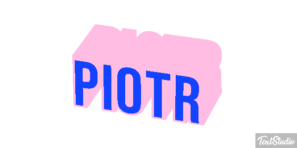 Piotr Efecto de texto