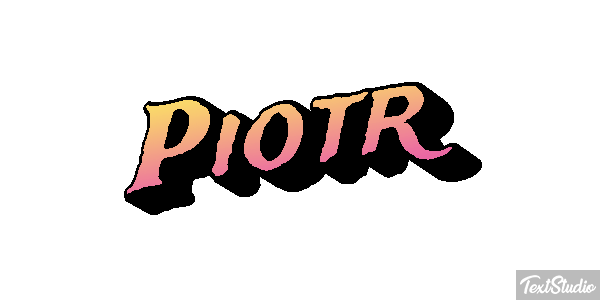 Piotr Efecto de texto