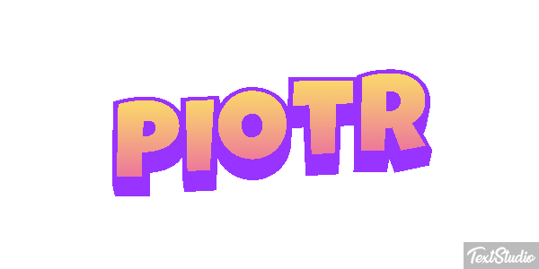 Piotr Efecto de texto