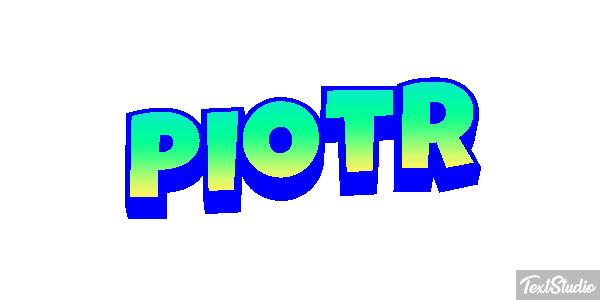 Piotr Efecto de texto