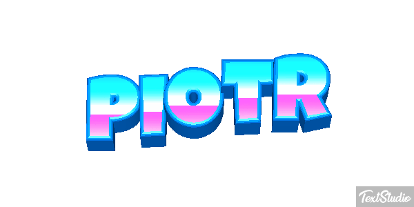 Piotr Efecto de texto