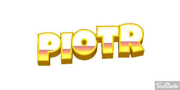 Piotr Efecto de texto