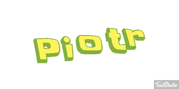 Piotr Efecto de texto