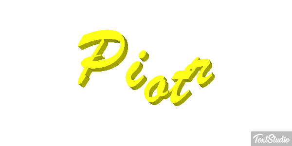 Piotr Efecto de texto