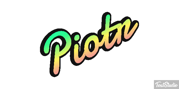 Piotr Efecto de texto