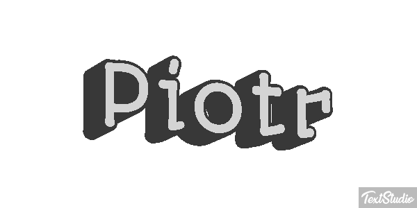 Piotr Efecto de texto