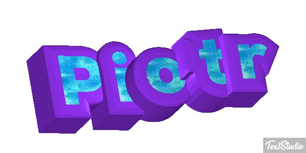 Piotr Efecto de texto