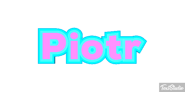 Piotr Efecto de texto