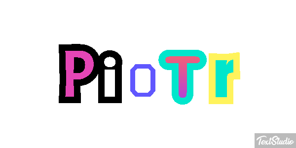 Piotr Efecto de texto