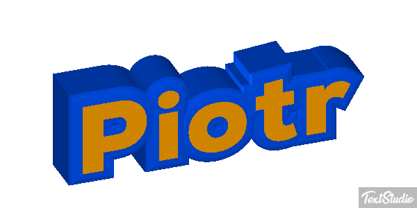 Piotr Efecto de texto