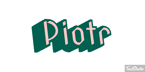 Piotr Efecto de texto
