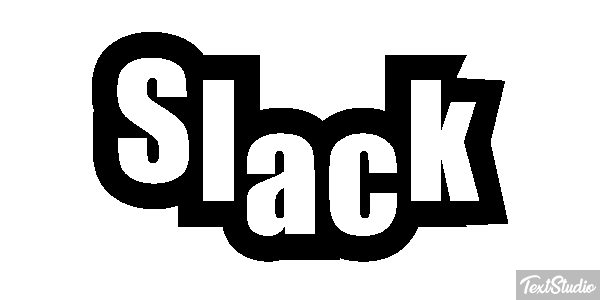 Slack Text effect