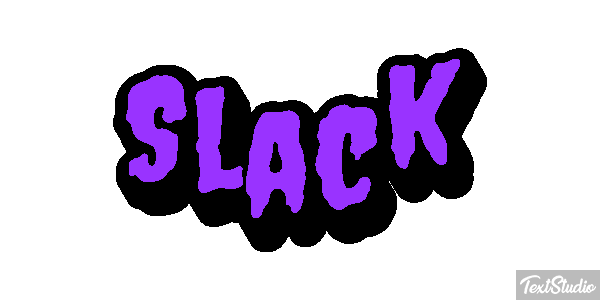 Slack Text effect
