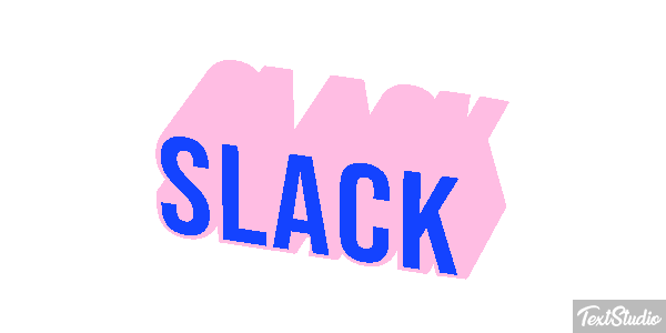Slack Text effect