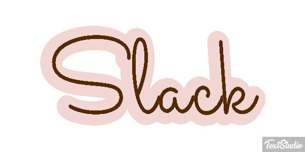 Slack Text effect