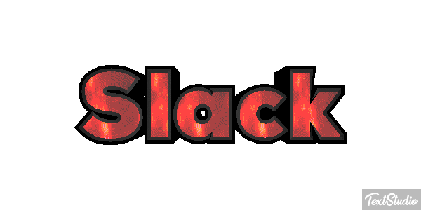 Slack Text effect