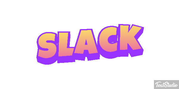 Slack Text effect