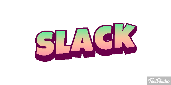 Slack Text effect