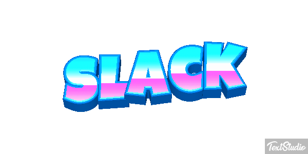 Slack Text effect
