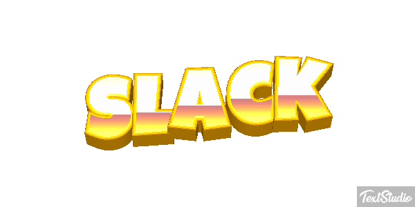 Slack Text effect