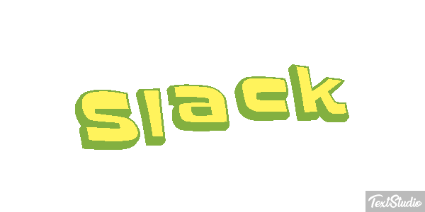 Slack Text effect