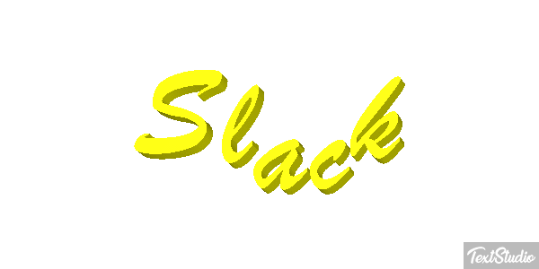 Slack Text effect
