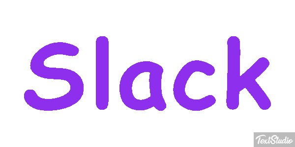 Slack Text effect