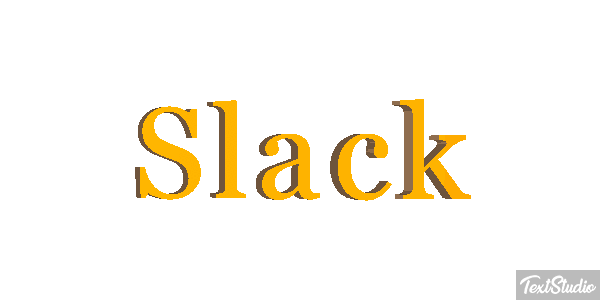Slack Text effect