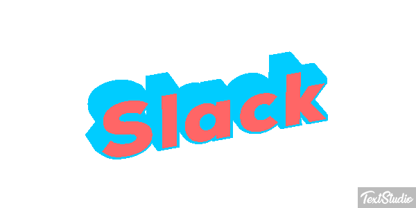 Slack Text effect