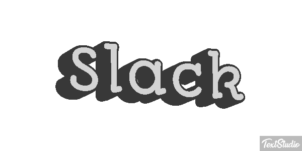 Slack Text effect