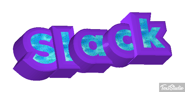 Slack Text effect