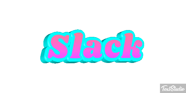 Slack Text effect