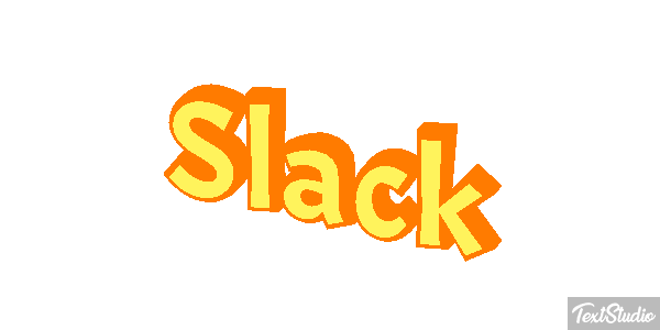 Slack Text effect