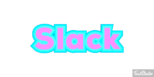 Slack Text effect