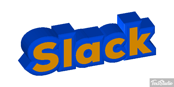 Slack Text effect