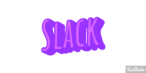 Slack Text effect