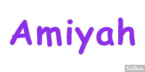 Amiyah Effet de texte